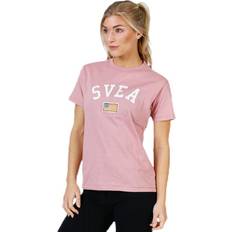 Svea L T-shirts Svea Fina Tee Pink, Female, Tøj, T-shirt, Lyserød