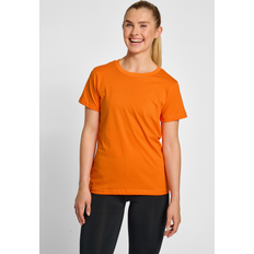 Jersey - Orange Overdele Hummel Basic T-Shirt Dame Orange