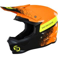 Shot Furious Roll Kids Motocross Helmet, yellow-orange, S, yellow-orange