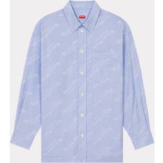 Kenzo Bomuld Skjorter Kenzo Blue Paris VERDY Edition Shirt SKY BLUE