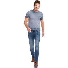 Mustang Bomuld Jeans Mustang Herren Jeans Oregon Tapered Blau Stone