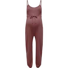 Only Mama Sleeveless Jumpsuit Rose Brown