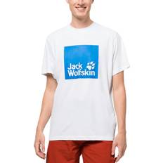44 T-shirts & Toppe Jack Wolfskin T-shirt til mænd OCEAN LOGO T hvid rush r