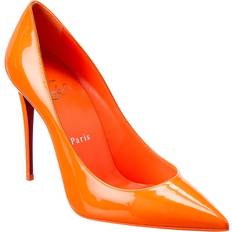35 - Dame - Orange Højhælede sko Christian Louboutin Orange Kate Heels O285 Fluo Orange/Lin IT