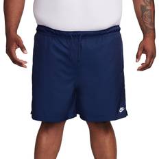 Nike 3XL - Fitness - Herre - Træningstøj Shorts Nike Club Men's Woven Flow Shorts - Midnight Navy/White