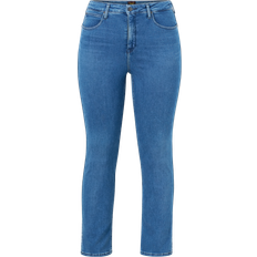 Lee 44 - Dame Bukser & Shorts Lee Jeans Classic Straight PLU Blå W42/L31