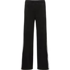 Gucci Sort Bukser & Shorts Gucci Light Felted Cotton Track Pants Womens Black
