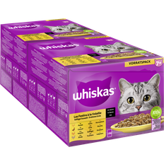 Whiskas Katte - Vådfoder Kæledyr Whiskas 7+ Katzenfutter Geflügel Auswahl