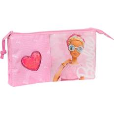 Barbie Tredobbelt bæretaske Girl Pink 22 x 12 x 3 cm