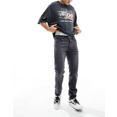 Lee Dame - L34 - W26 Jeans Lee – Rider – Blekgrå slitna jeans med smal passform-Grå/a
