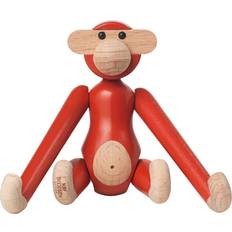 Kay Bojesen Rød Brugskunst Kay Bojesen Monkey Mini Vintage Red Dekorationsfigur 9.5cm