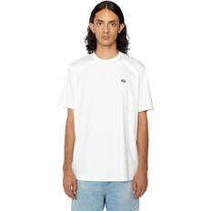 Diesel Bomuld Overdele Diesel T-shirt con patch oval T-Shirts Uomo Bianco