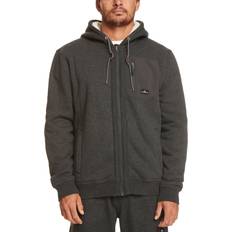 Quiksilver Grå Sweatere Quiksilver Men's Mens Out There Full Zip Hooded Jacket Grey Heather 38/Regular