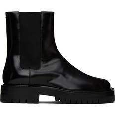 Maison Margiela Dame Chelsea boots Maison Margiela Black Tabi County Chelsea Boots H8396 Black IT