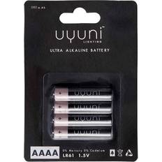 AAAA (LR61) Batterier & Opladere Uyuni Alkaline AAAA 600mAh 4-pack