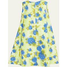 Blomstrede - Bomuld - Gul Kjoler Marni Women's A-Line Floral Cotton Midi-Dress Lemonade Lemonade