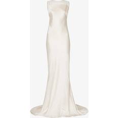 44 - Lange kjoler - Nylon Maison Margiela Off-White Paneled Maxi Dress Ivory IT