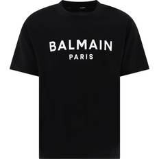 Balmain Sort Tøj Balmain Paris T Shirt