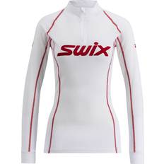 Swix RaceX Classic Half Zip W - Bright White/Red