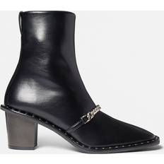 Stella McCartney Støvler Stella McCartney Falabella faux leather ankle boots black