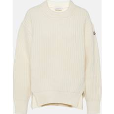 Moncler Dame Overdele Moncler Wool sweater white