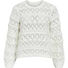 Object Bomuld Sweatere Object Long Sleeved Knitted Pullover