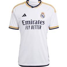 Danmark Supporterprodukter adidas Real Madrid 23/24 Short Sleeve T-shirt Home