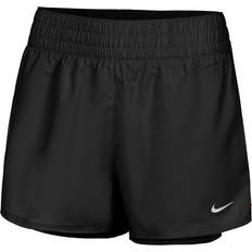 Nike Dame - Sort Shorts Nike One 2-in-1 Dri-FIT High Waist Shorts - Black