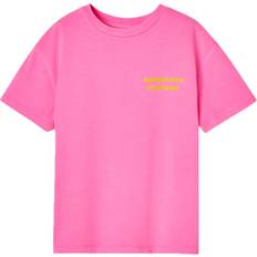 American Vintage T-shirts American Vintage T-Shirt Fizvalley Fluo Pink-11 år