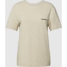 Calvin Klein Polyester T-shirts & Toppe Calvin Klein S/S Crew Neck Kvinde T-shirts hos Magasin Fub