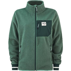 Dame - Elastan/Lycra/Spandex Sweatere Kari Traa Rothe Midlayer Fleece Jacket - Murk Green