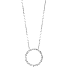 Sif Jakobs Biella Pendant Necklace - Silver/Transparent