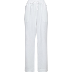 Dame Bukser Neo Noir Sonar Linen Pants - White