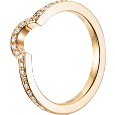 Efva Attling You & Me Threesome Ring - Gold/Diamonds
