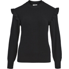 Object Sweatere Object Malena Knitted Pullover - Black