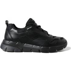 Prada Black Mesh Panel Low Top Twist Trainers Sneakers Shoes EU40.5/US7.5