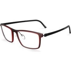 Silhouette Brille Silhouette Infinity View 2939 3040 Red Size Free Lenses HSA/FSA Insurance Blue Light Block Available