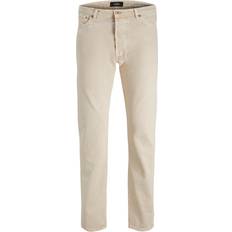 Elastan/Lycra/Spandex - Herre - S Jeans Jack & Jones Chris Cooper Am 900 Relaxed Fit Jeans - Beige/Moonbeam