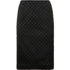 Gucci Nederdele Gucci GG silk duchesse midi skirt black