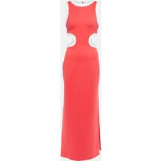 Lange kjoler - Orange - Polyamid Staud Maxikleid Dolce aus Jersey Multicolor