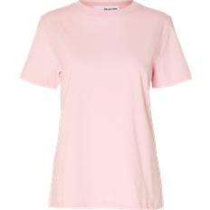 Selected 40 - Pink Tøj Selected Klassisk T-shirt Lyserød