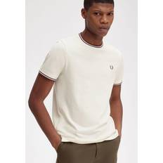 Brun - Herre - M - Tennis Tøj Fred Perry Twin Tipped T-Shirt