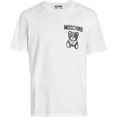Moschino Hvid T-shirts & Toppe Moschino Small Teddy Mesh Jersey T-shirt - White