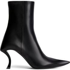 Balenciaga Dame Støvler Balenciaga Hourglass leather ankle boots black