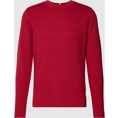56 - Herre Sweatere Tommy Hilfiger Chain Ridge Structure Neck Mand Sweaters hos Magasin Royal Berry