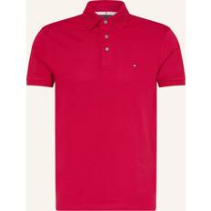 52 - Rød Polotrøjer Tommy Hilfiger 1985 Collection Flag Embroidery Slim Polo ROYAL BERRY