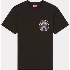 Kenzo Sort T-shirts Kenzo Black Paris Drawn Varsity T-Shirt BLACK
