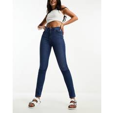 Wrangler Bomuld - Dame Jeans Wrangler high waisted skinny jeans in euphoria denim-GreyW26