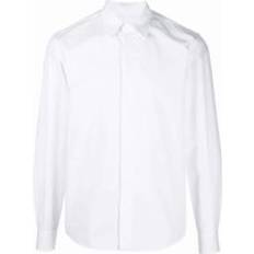 Valentino Herre Tøj Valentino Men's Heavy Cotton Popeline Shirt White 40/Regular