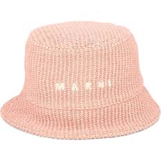 Marni Tilbehør Marni Pink Embroidered Bucket Hat 00C10 Quarz